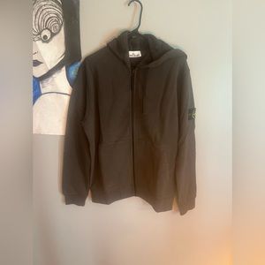 Stone Island Sweatshirt | Steel Grey | Fleece Hooded Sweatshirt  Men's Size XL